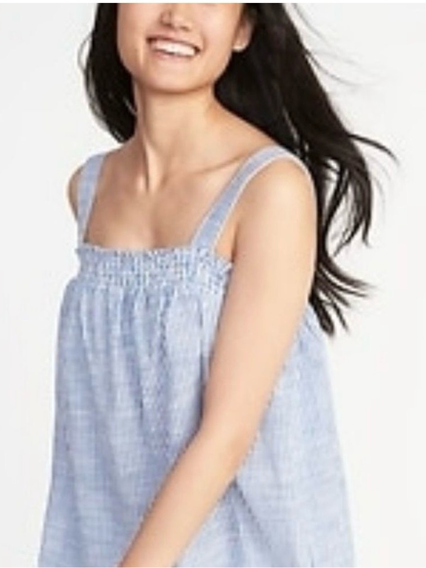 Old Navy Striped Smocked Tank Size Xxl Nwt